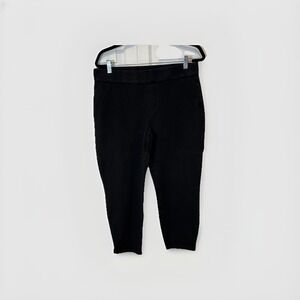 Liverpool Womens Tyler  Straight Leg Pull On‎ Pants Black Size 12 Casual Stretch
